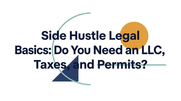 Side Hustle Legal Basics: Do You Need an LLC, Taxes, and Permits?