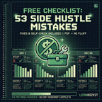 The Ultimate 53 Side Hustle Mistakes Checklist (PDF Guide)